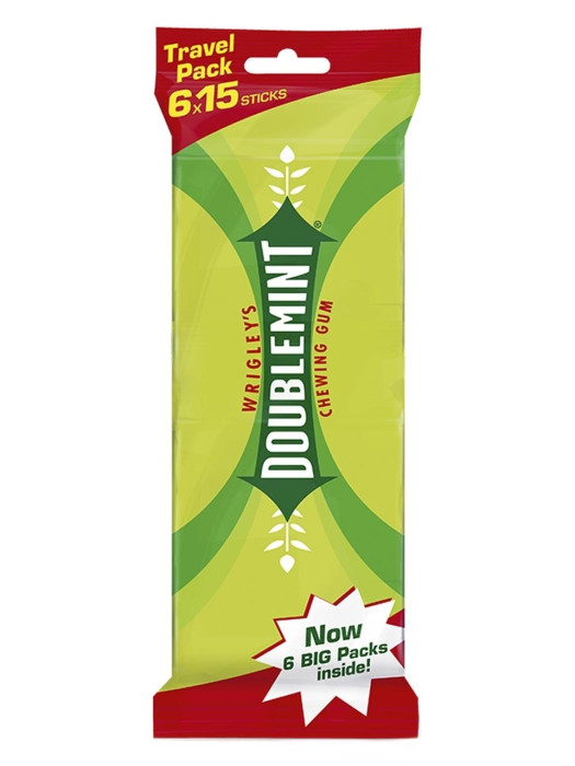 Wrigley's Doublemint Travel Pack 6*15 Sticks